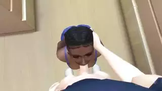 الرجل الأبيض يضاجع فتاة سوداء وعربية