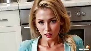 زوجة الأب مارس الجنس من قبل ربيب في المطبخ الحمار الكبير والثديين الساخنة | عندما لا يكون أبي في المنزل | منظمة العفو الدولية
