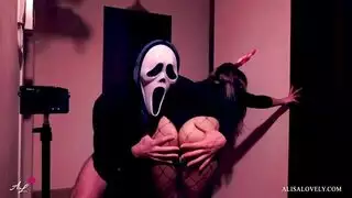 سكس الهالوين الساخن بأوضاع مثيرة بين كوبل أمريكي سكران