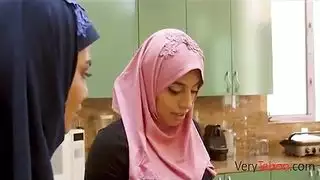 ابنة الأب العربية الملاعين زوج الأب الأبيض!